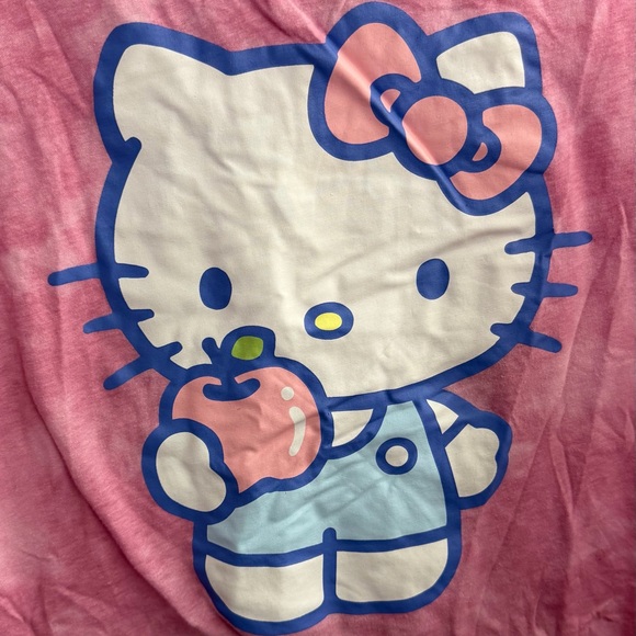 Hello Kitty Tie-Dye Pink T-Shirt - Picture 5 of 7